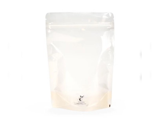 CLEAR COMPOSTABLE STAND UP POUCH WHOLESALE